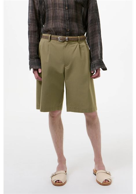 ponte shorts manb green leaf OUR LEGACY | M2264PDL